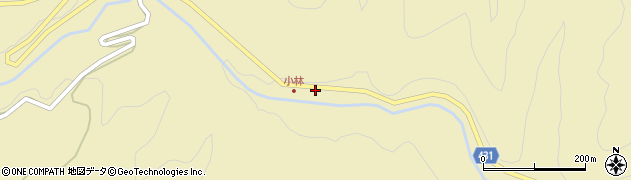 愛知県北設楽郡東栄町振草小林下日向10周辺の地図