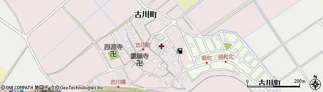 滋賀県近江八幡市古川町843周辺の地図