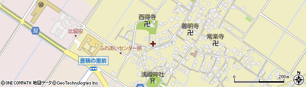 滋賀県野洲市比留田855周辺の地図