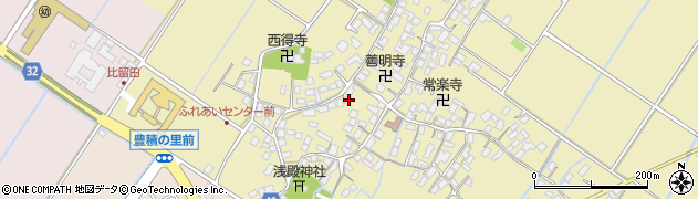 滋賀県野洲市比留田891周辺の地図
