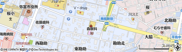 やまひこ生鮮館弥富店周辺の地図