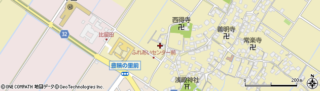 滋賀県野洲市比留田3283周辺の地図