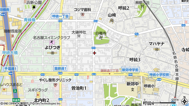 〒457-0015 愛知県名古屋市南区岩戸町の地図