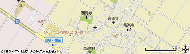 滋賀県野洲市比留田894周辺の地図