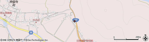 京都府南丹市八木町神吉（溝尻）周辺の地図