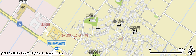 滋賀県野洲市比留田895周辺の地図