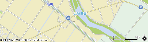 滋賀県野洲市比留田3774周辺の地図