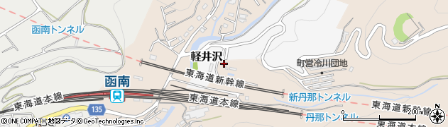 函南町役場　第二浄水場周辺の地図