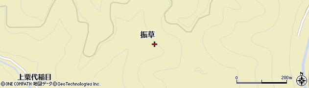 愛知県東栄町（北設楽郡）振草（上粟代釜沢）周辺の地図