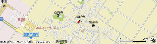 滋賀県野洲市比留田910周辺の地図