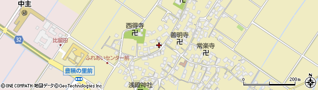 滋賀県野洲市比留田893周辺の地図