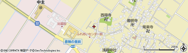 滋賀県野洲市比留田790周辺の地図