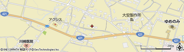三重県いなべ市大安町石榑東1251周辺の地図