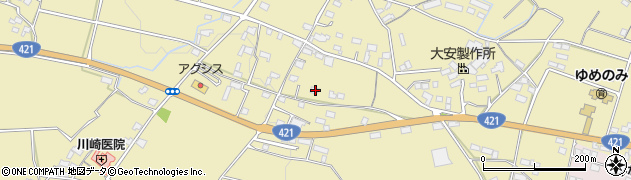 三重県いなべ市大安町石榑東1252周辺の地図