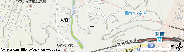 静岡県田方郡函南町大竹233周辺の地図