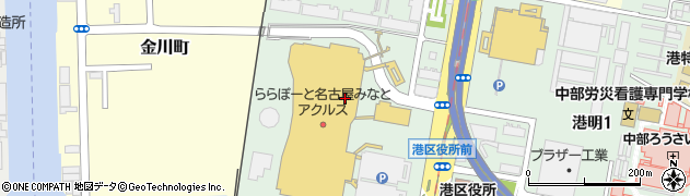 千房 ららぽーと名古屋みなとアクルス支店周辺の地図