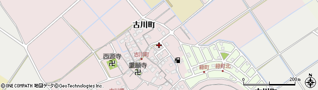滋賀県近江八幡市古川町841周辺の地図