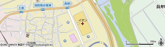 ダイソーイオン大安店周辺の地図