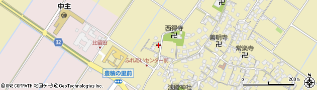 滋賀県野洲市比留田796周辺の地図