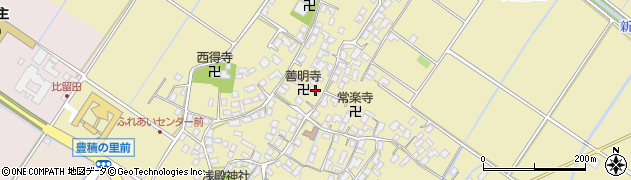 滋賀県野洲市比留田653周辺の地図
