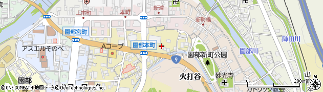 京都府南丹市園部町美園町（７号）周辺の地図