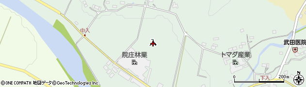 岡山県鏡野町（苫田郡）入周辺の地図