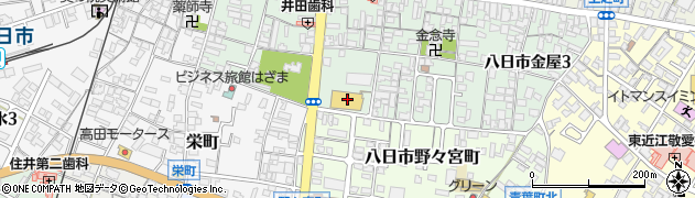 東近江市役所　教育委員会児童生徒成長支援室周辺の地図
