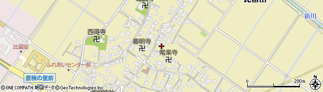 滋賀県野洲市比留田627周辺の地図