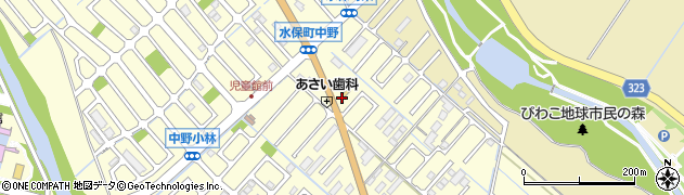 滋賀県守山市水保町1214周辺の地図