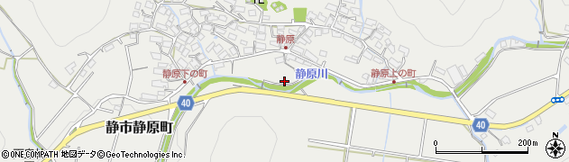 京都府京都市左京区静市静原町130周辺の地図