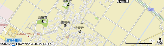 滋賀県野洲市比留田621周辺の地図