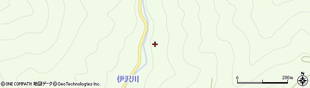 伊沢川周辺の地図
