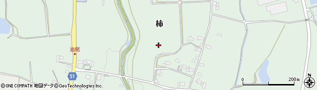 岡山県勝田郡奈義町柿692周辺の地図