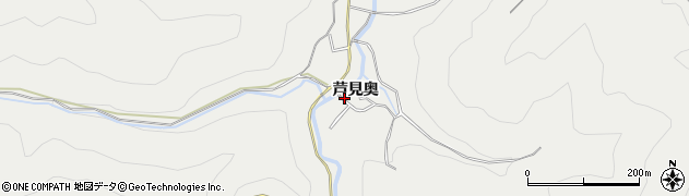 京都府京都市右京区京北細野町（芦見奥）周辺の地図