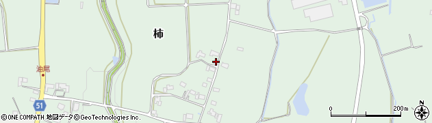岡山県勝田郡奈義町柿860周辺の地図
