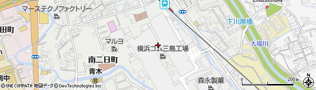 横浜ゴム株式会社　三島工場周辺の地図