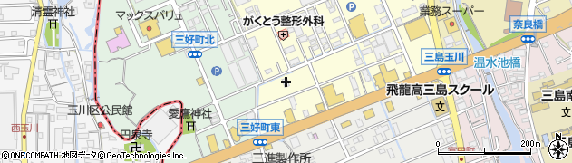 三島動物病院周辺の地図