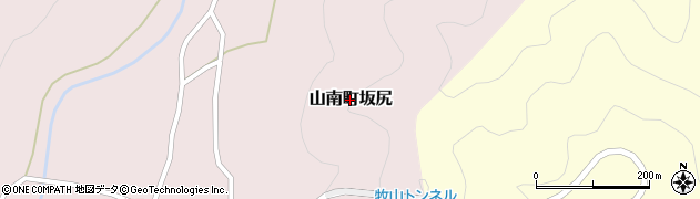 兵庫県丹波市山南町坂尻周辺の地図