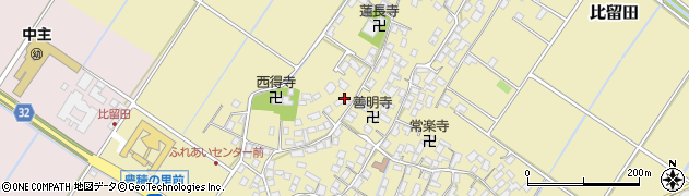 滋賀県野洲市比留田907周辺の地図