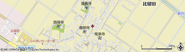 滋賀県野洲市比留田650周辺の地図