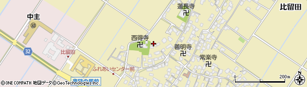 滋賀県野洲市比留田901周辺の地図