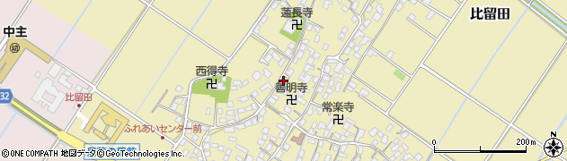 滋賀県野洲市比留田913周辺の地図