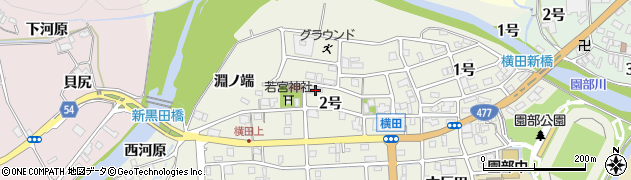 京都府南丹市園部町横田岸ノ上66周辺の地図