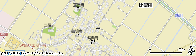 滋賀県野洲市比留田619周辺の地図