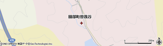 京都府南丹市園部町曽我谷35周辺の地図