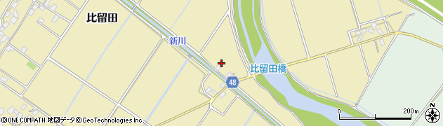 滋賀県野洲市比留田2001周辺の地図