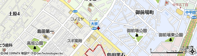 愛知県名古屋市天白区御前場町1周辺の地図