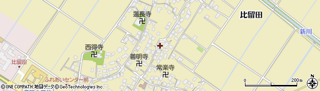 滋賀県野洲市比留田632周辺の地図