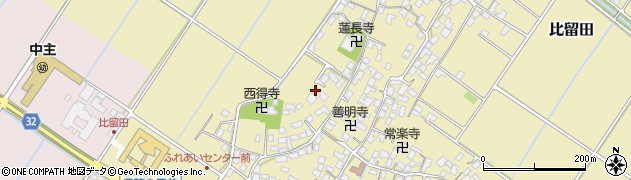 滋賀県野洲市比留田905周辺の地図