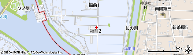 愛知県名古屋市港区福前周辺の地図
